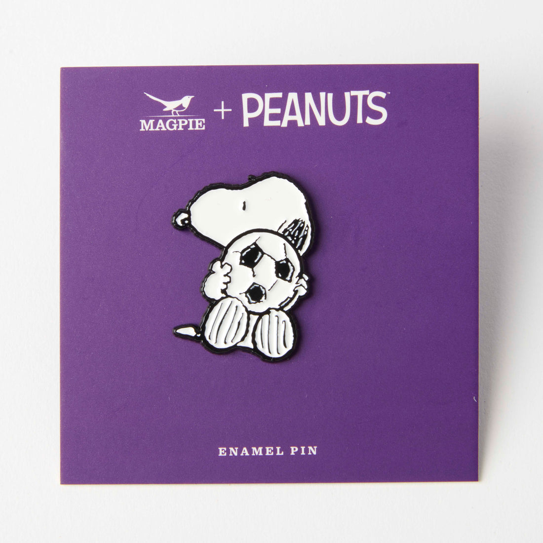 Peanuts Sport Enamel Pin - Football