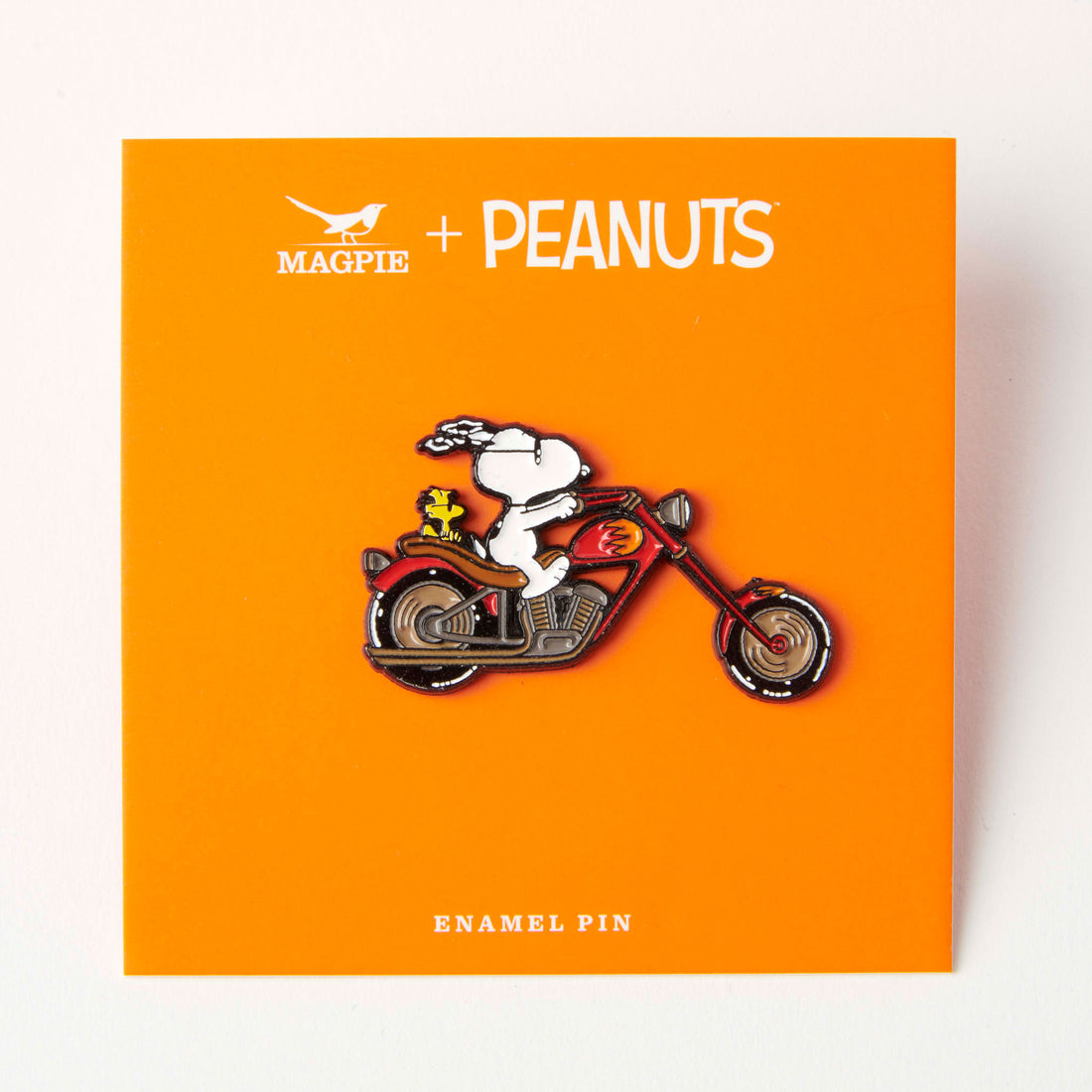 Peanuts Vibe Enamel Pin - Biker