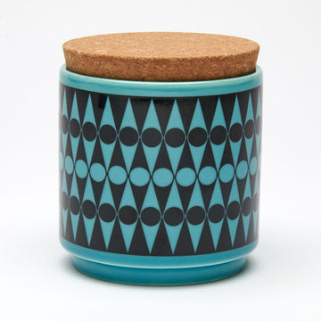 Magpie x Hornsea Storage Jar - Backgammon Teal