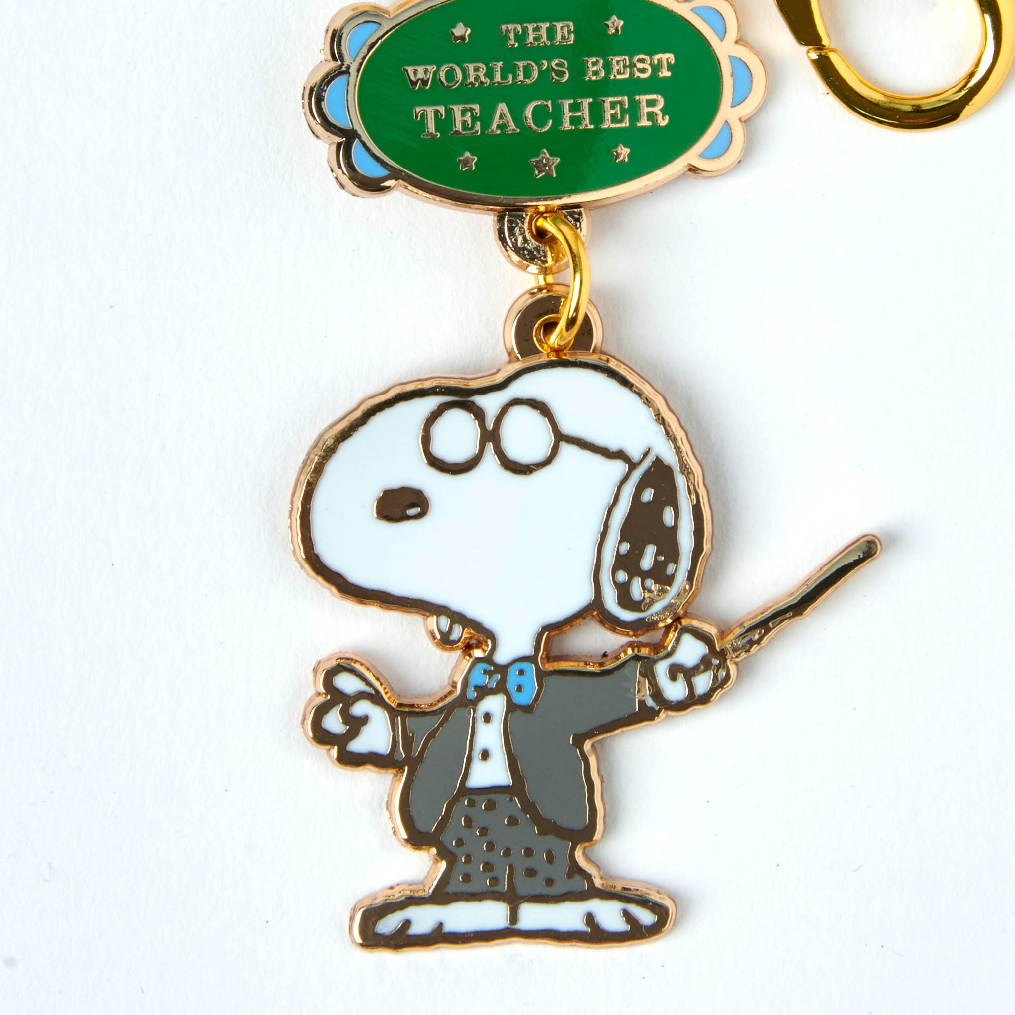 Peanuts World's Best Keyring Teacher
