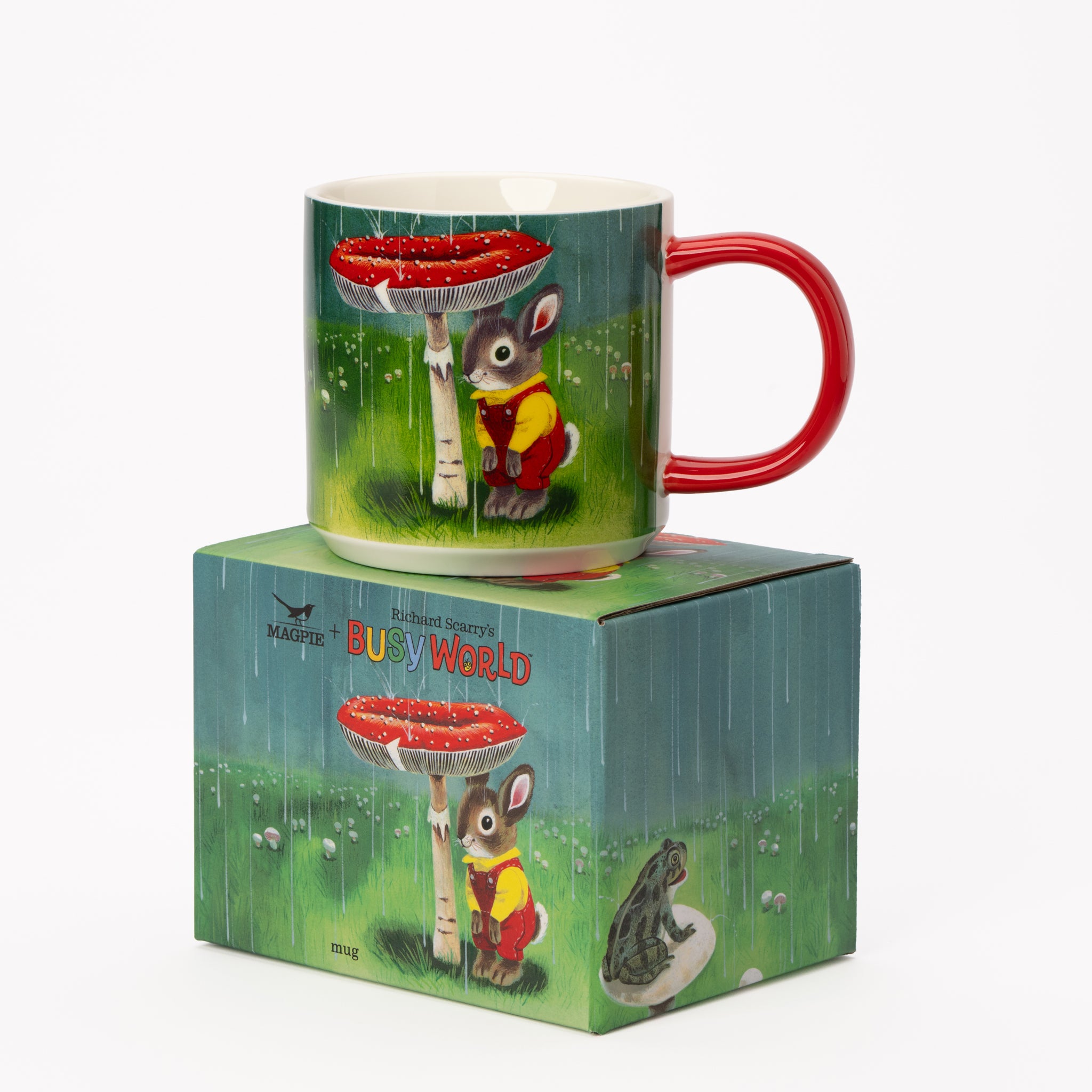 Magpie x Richard Scarry  I am A Bunny Mushroom Mug