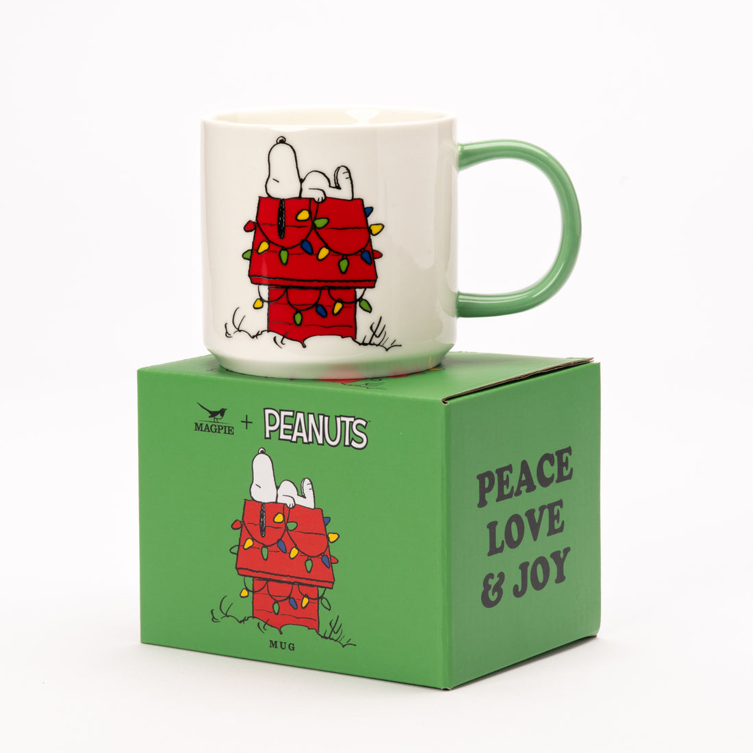 Peanuts Mug Peace Love Joy