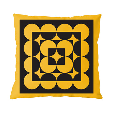 Magpie x Hornsea Cushion Squarcles - Yellow