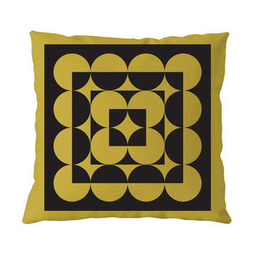 Magpie x Hornsea Cushion Squarcles - Chartreuse