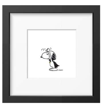Peanuts Vampire Framed Print