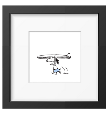 Peanuts Surf Framed Print
