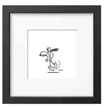 Peanuts Bite Me Framed Print