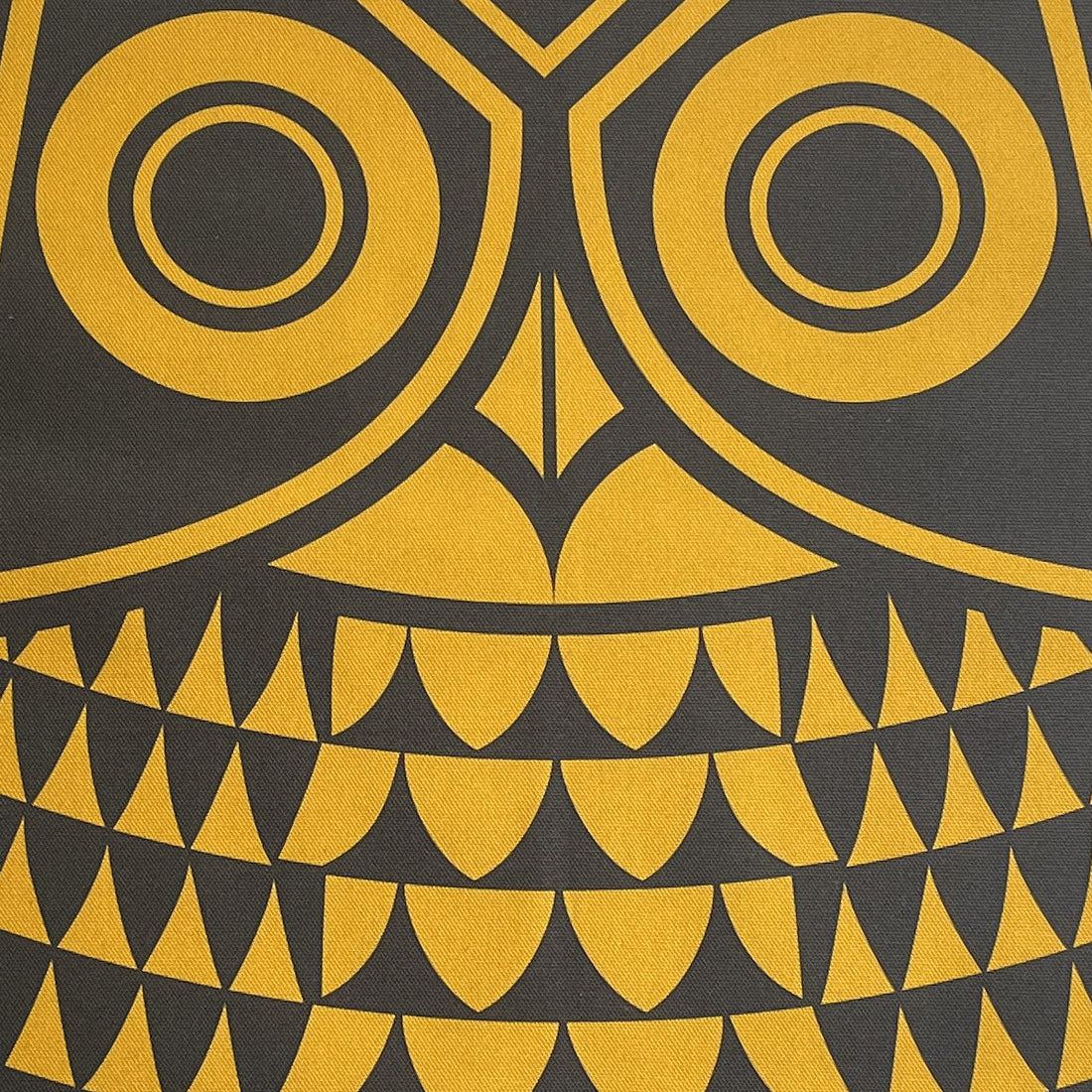 Magpie x Hornsea Owl Tea Towel - Yellow