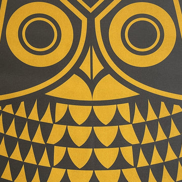 Magpie x Hornsea Owl Tea Towel - Yellow