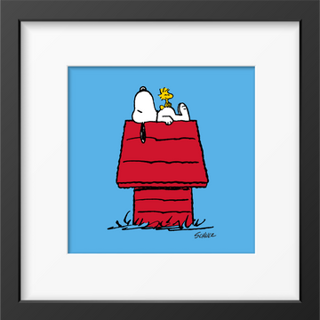 Peanuts House Framed Print