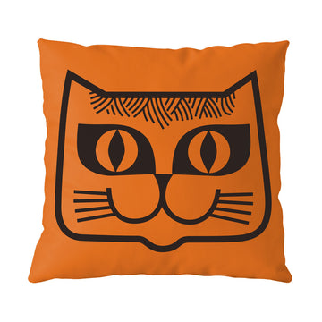 Magpie x Hornsea Cushion Cat - Orange